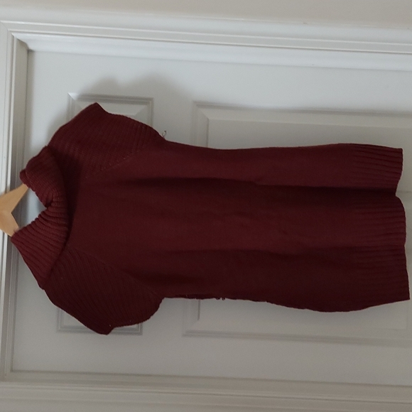 No Boundaries red long cowl neck sweater size XL. - Picture 2 of 5